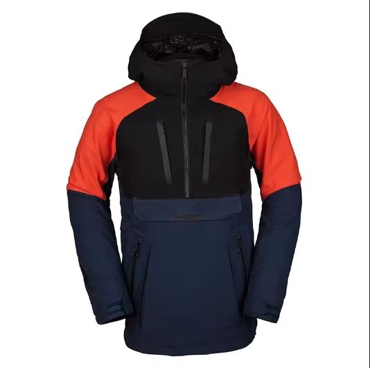 Ski coat waterproof breathable insulated fleece windproof thermal snow outerwear softshell winter jacket for men