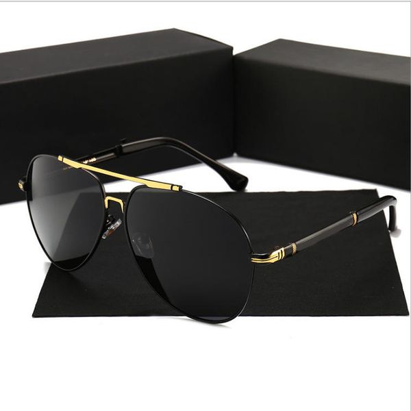 Inexpensive Stylish Metal Frame Polarized square Trending Clip on Sunglasses
