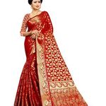 Banarasi Silk Sarees Premium Quality Indian Party Wear Elegant Look Beautiful Weaving Long Casual Available Wholesale Price