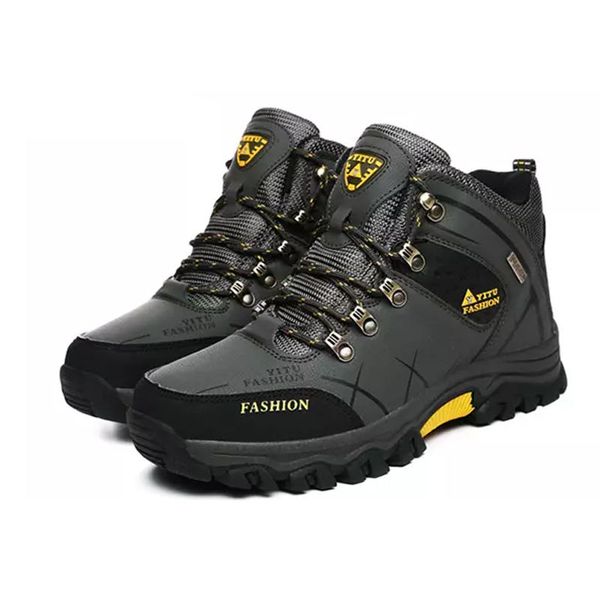 Factory Supply Waterproof Anti Slip Outdoor Large Size Hiking Sport Shoes for Men