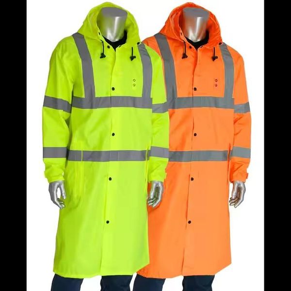Men's Rain Jacket with Hood Waterproof rain jacket Lightweight Active Long Raincoat rain wear raincoat