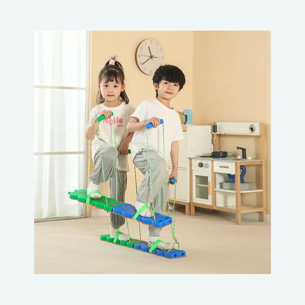 Balancing Training Sensory Integration Walking Toy Plastic Teamwork Shoes for Kids
