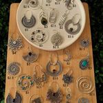 New Arrival 2024 Handmade Stone Work Hoop Brass Silver Plated Earrings for Women Traditional Earrings for Women