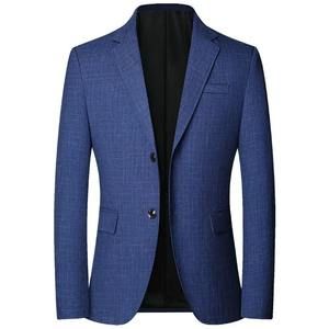 Men Plaid Blazers Jackets Formal Wear Suits Coats New Spring Autumn Male Business Casual Slim Fit Blazers Coats Men's Clothing