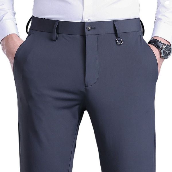 High Quality Fashion Black Casual Stretch Quick Drying Mens Long Pants Custom Polyester Spandex Golf Sports Trousers for Men