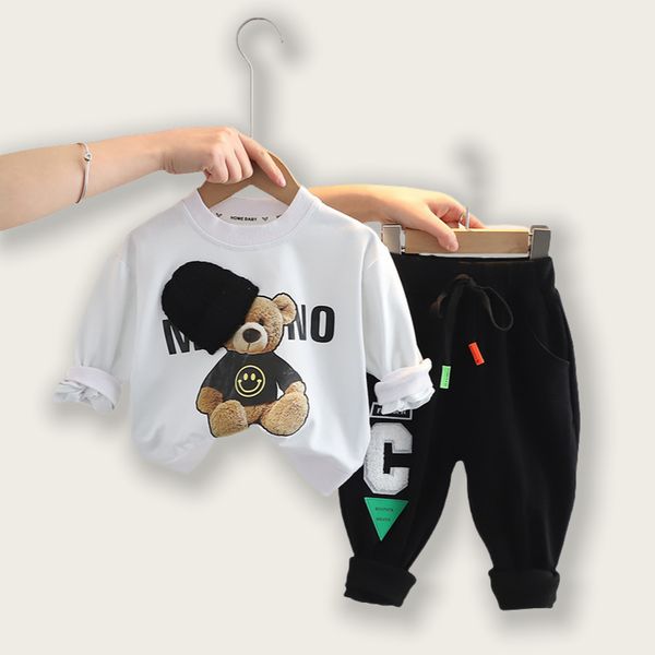 1 2 3 4 5 Year Old Infant Clothes Children Casual Wear 2 Piece Kids Dresses for Boys Autumn Baby Suit Toddler Boys Clothing Sets