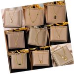 Hot PVD Gold Plated Fashion Stainless Steel Dainty Flower Necklace for Women Jewelry Accessories Ddp Logistic Halskette Damen