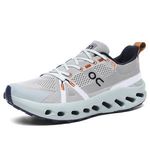 Men's Road Running Minimal Shoes Sneakers Track Trail Fabric Air Mesh Athletic Low-top Lace up Sport Light-weight Breathable