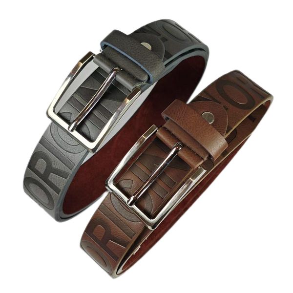 Fashionable PU Leather Belt with Alloy Buckle Trendy Matte and Textured Finish for Men and Women Casual and Formal Wear