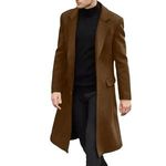 Top Quality Men's Lightweight Long Winter Warm Wool Coats 2024New Winter Casual Stylish Men's Coat Cheap Price Coat for Men