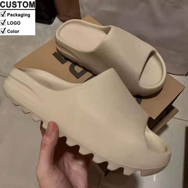 Wholesale 2025 Summer Thick Platform Anti Slip Custom Eva Comfortable Flat Femme Men Shoes Slide Sandals for Women and Ladies