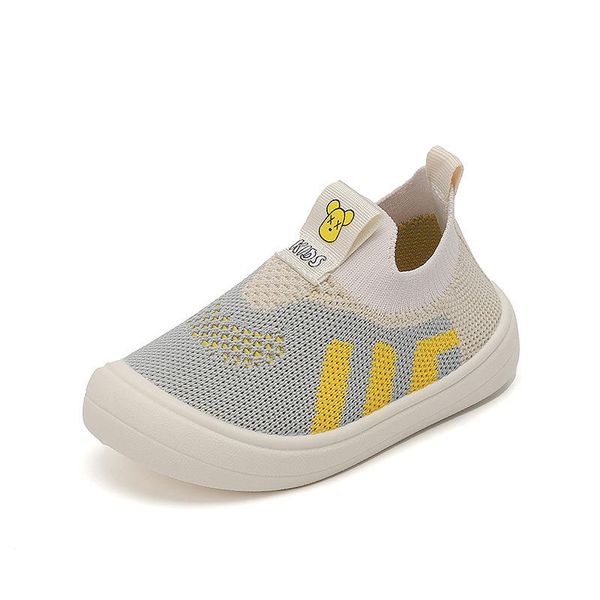 Children's High Elasticity and High Quality Knitted Mesh Breathable Summer Anti-kid Canvas Tennis Shoes Soft Bottom for Kids