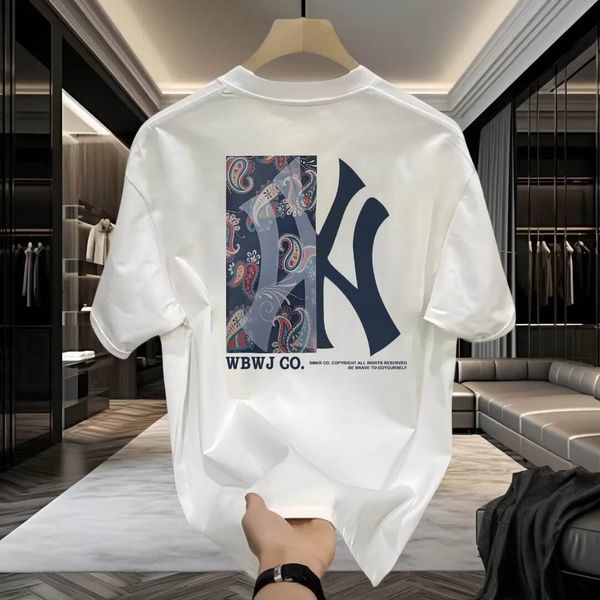 New Designer Mens Tshirt Tops Sports Summer T-shirts Luxury Cotton Loose Casual Summer Short Sleeves