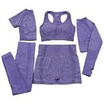 Activewear Assortment Sportswear Yoga Set for Women Tracksuit Workout Gym Clothing Sports Bra Shorts Cop Top Leggings
