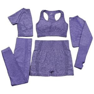 Activewear Assortment Sportswear Yoga Set for Women Tracksuit Workout Gym Clothing Sports Bra Shorts Cop Top Leggings