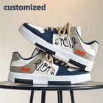 High Quality Men's Board Shoes Spring Youth Casual Canvas Sneakers Anti-Slip Stylish Jogging High Top Shoes Boys All Sports