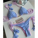 Fashion Colors Braided Rope Brazilian Bikini Swimwear Set Bikinis & Beachwear Bathing Suit Women Beachwear Girl Bikini Swimwear
