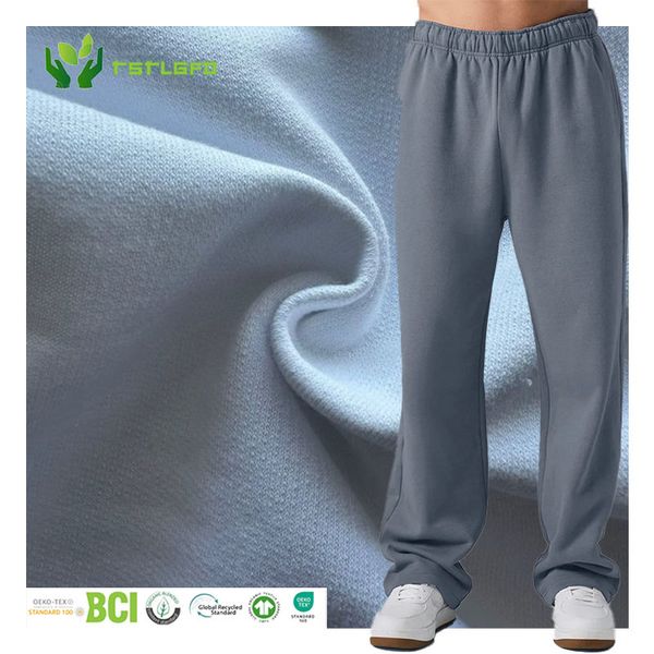Recycled Material Clothing Activewear 100% Cotton Heavyweight Straight Leg Sports Gym Jogger Men Men's Sweatpants Custom Logo