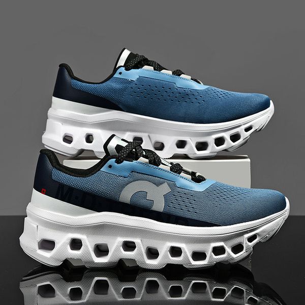 2024 New Style Lace-up Breathable Mesh Sneakers Custom Men's Shoes Light Weight Hard-Wearing Running Shoes with Fashion Trend