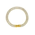 Factory Directly Supply Men Women Fashion Zircon Stainless Steel Bracelet