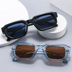 High Quality Vintage Retro Unisex Square Sunglasses Custom Logo Sun Glasses for Women and Men PC