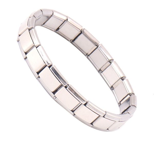 Italian Charm Bracelet for Women 316 Stainless Steel Removable Starter Modular Jewelry With Men's Bracelets Gift Link Bracelets