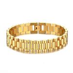 High-end Curved Stainless Steel Bracelet Fashion Titanium Steel Men's and Women's Bracelets Can Be Adjusted in Size