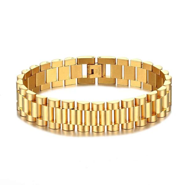 High-end Curved Stainless Steel Bracelet Fashion Titanium Steel Men's and Women's Bracelets Can Be Adjusted in Size