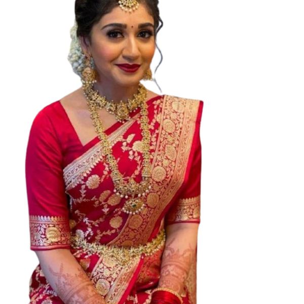 Banarasi Silk Premium Quality Indian Elegant Look Party Wear at Wholesale Price Sarees Wirh Beautiful Weaving