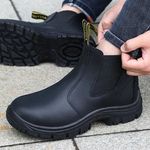 GUYISA Factory Direct Sales Safety Boots Professional S1 Anti-static Soft Waterproof Trimmed Leather Steel Toe Work Boot