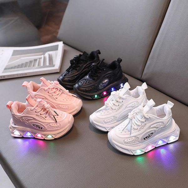 1-6 Years Children's Fashion Sneakers Kids' Sport Shoes LED Casual Sport Kids Sneakers for Boys and Girls