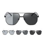 Classic Sunglasses Fashion Men and Women Metal UV400 TR Photochromic Polarized Sun Glasses