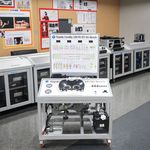 Auto Vocational Training Equipment Steel Gasoline Engine System Trainer for Learning