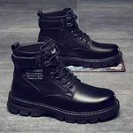 Men's Black Premium Martin Boots Support Custom Odor Proof Martin Boots Men's Boots