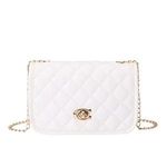 Women's Fashionable Small PU Handbag with Embroidery Square Messenger Bag for Beach Business Travel Daily Use